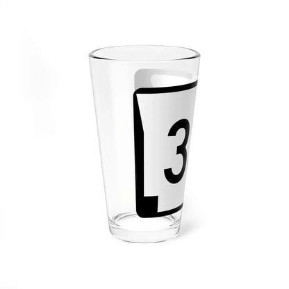 Arkansas 33S (Arkansas) (Road Sign) Pint Glss 16oz - Go Mug Yourself