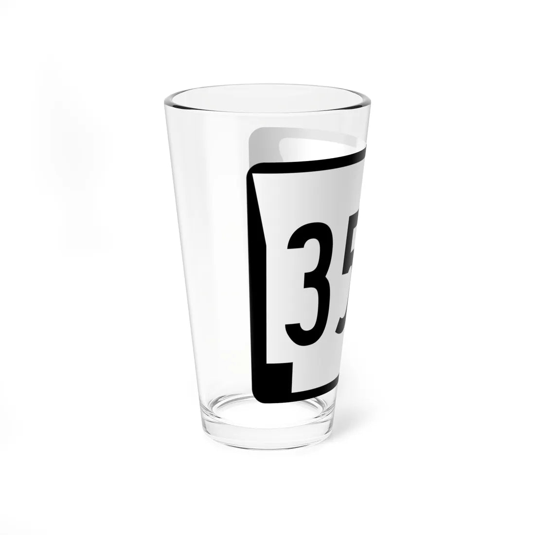 Arkansas 355Y (Arkansas) (Road Sign) Pint Glass 16oz - Go Mug Yourself