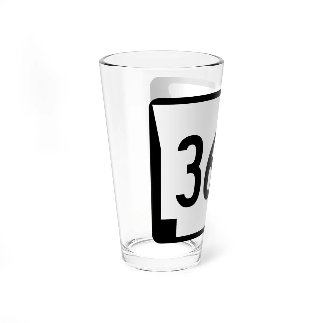 Arkansas 365S (Arkansas) (Road Sign) Pint Glass 16oz - Go Mug Yourself