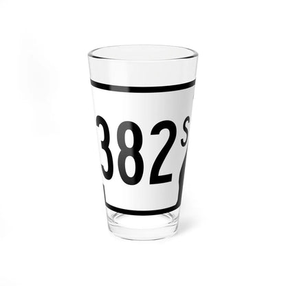 Arkansas 382S (Arkansas) (Road Sign) Pint Glass 16oz 16oz - Go Mug Yourself