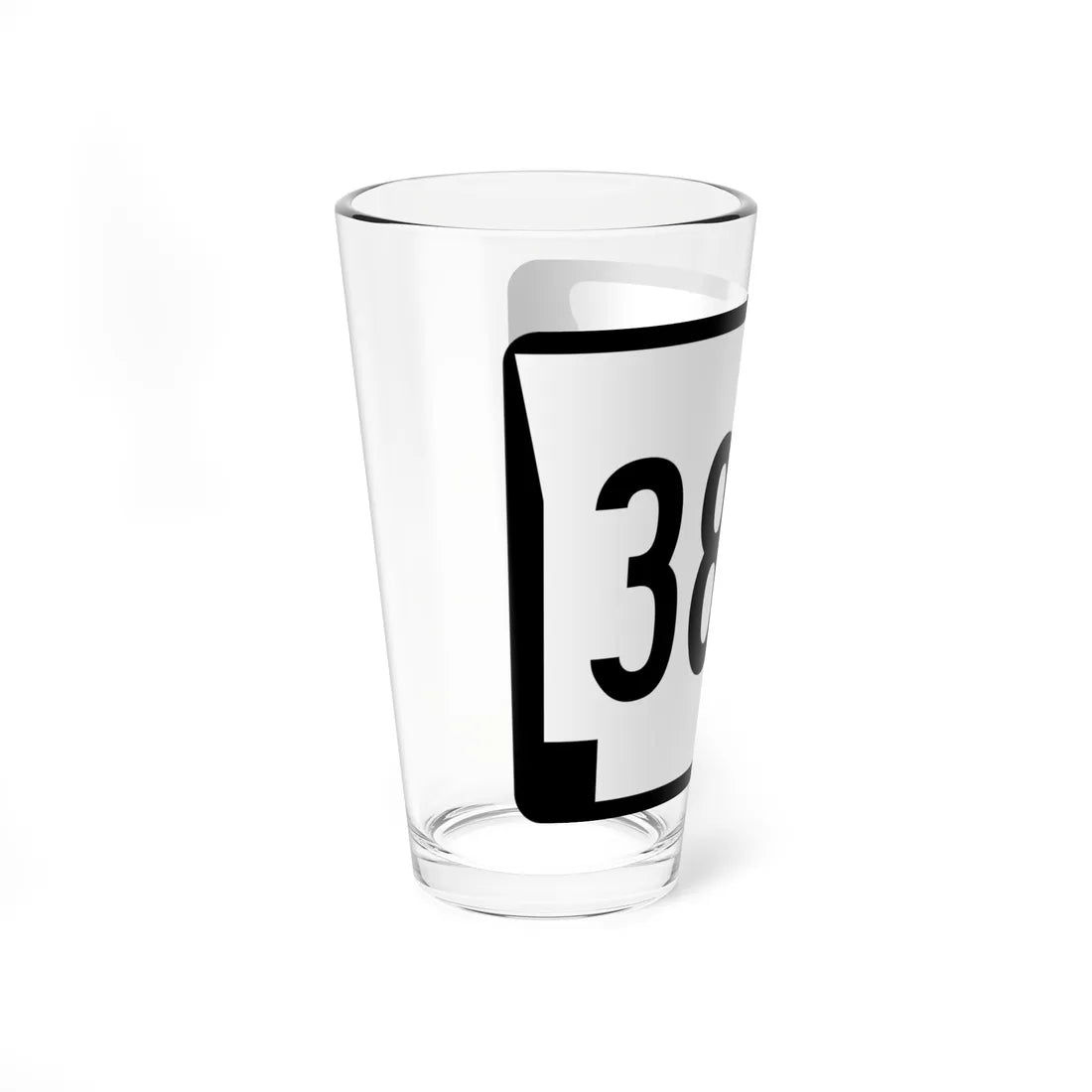 Arkansas 382S (Arkansas) (Road Sign) Pint Glass 16oz - Go Mug Yourself