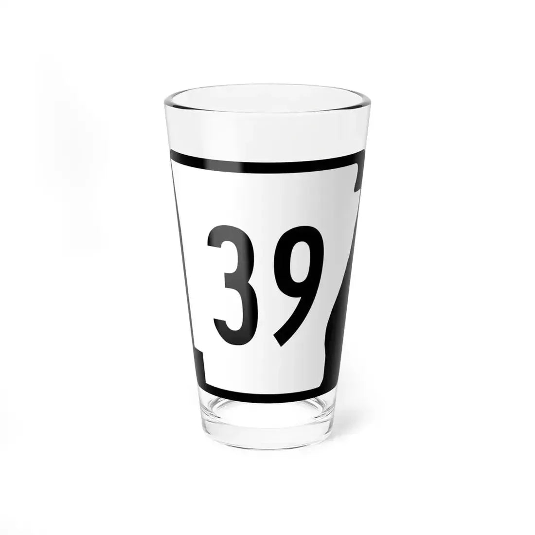 Arkansas 39 (Arkansas) (Road Sign) Pint Glass 16oz 16oz - Go Mug Yourself