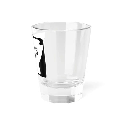 Arkansas 39S (Arkansas) (Road Sign) Shot Glass 1.5oz - Go Mug Yourself