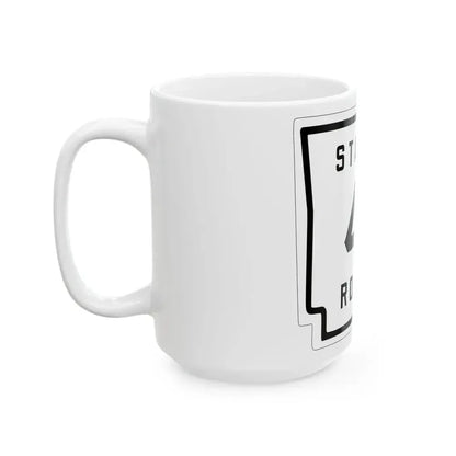 Arkansas 4 1926 (Arkansas) (Road Sign) White Coffee Mug - Go Mug Yourself
