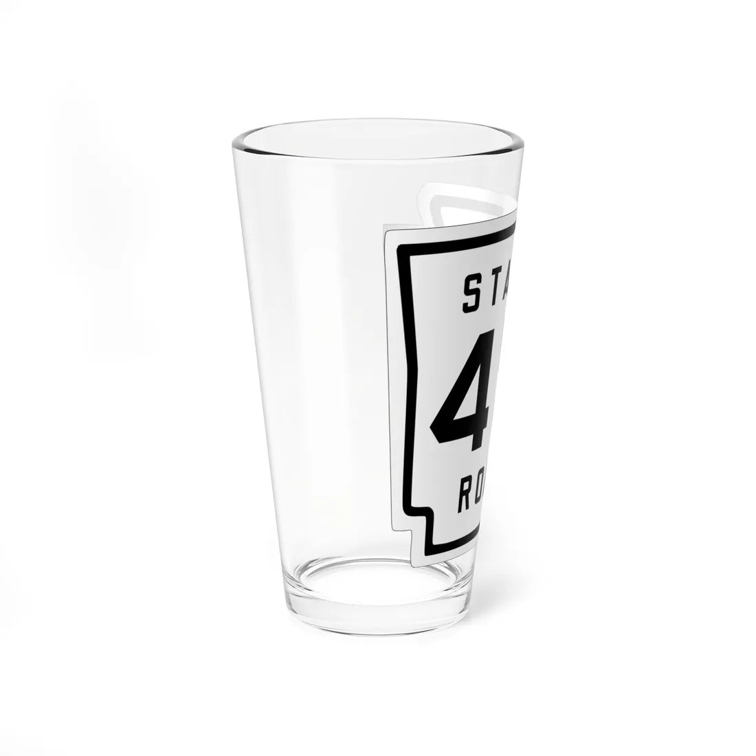 Arkansas 45 1926 (Arkansas) (Road Sign) Pint Glss 16oz - Go Mug Yourself