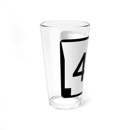 Arkansas 49S (Arkansas) (Road Sign) Pint Glass 16oz - Go Mug Yourself