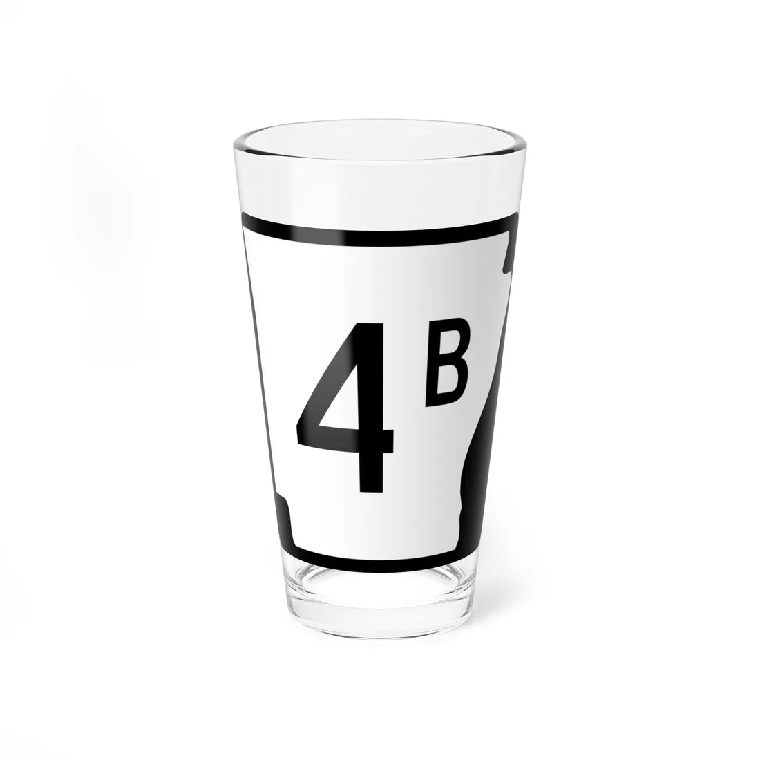 Arkansas 4B (Arkansas) (Road Sign) Pint Glass 16oz 16oz - Go Mug Yourself