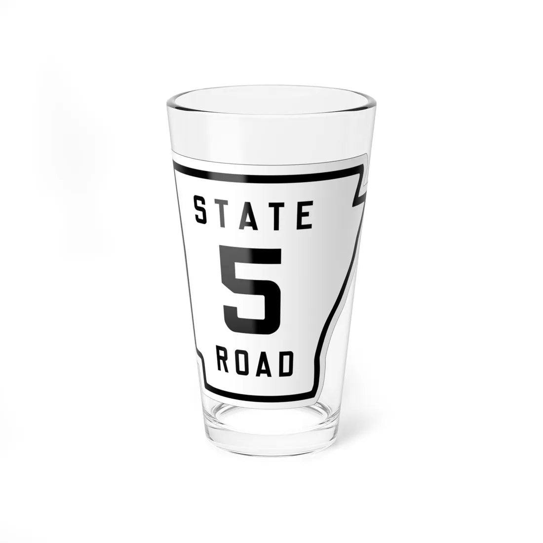 Arkansas 5 1926 (Arkansas) (Road Sign) Pint Glss 16oz 16oz - Go Mug Yourself