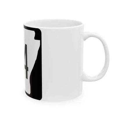 Arkansas 54 (Arkansas) (Road Sign) White Coffee Mug - Go Mug Yourself