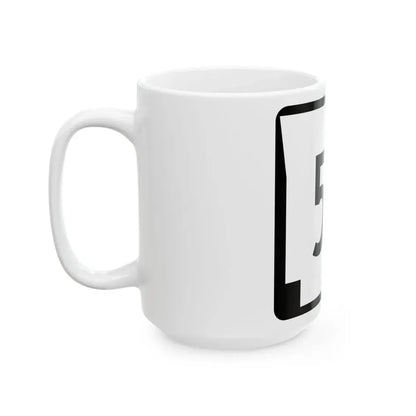 Arkansas 54 (Arkansas) (Road Sign) White Coffee Mug - Go Mug Yourself