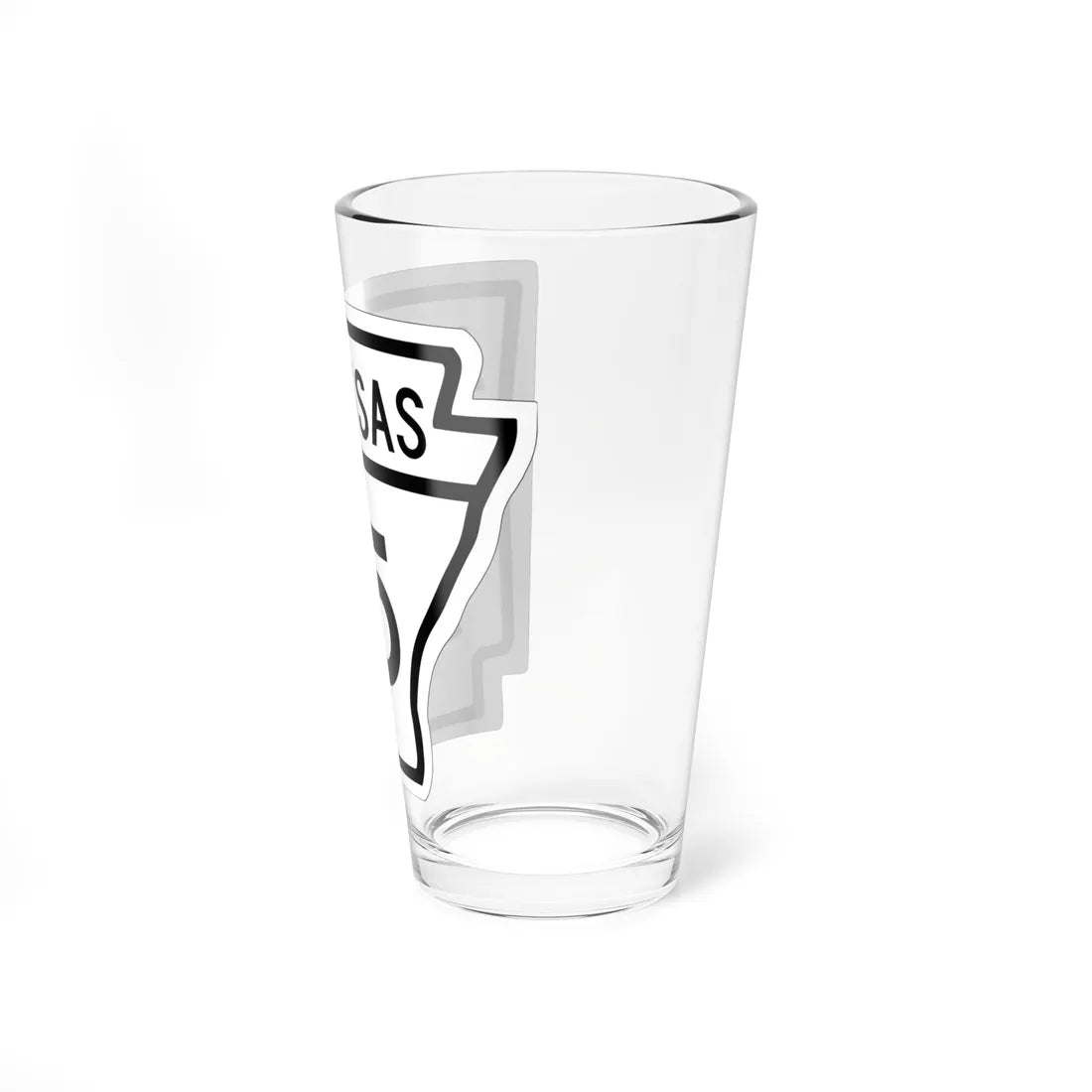 Arkansas 55 1948 (Arkansas) (Road Sign) Pint Glss 16oz - Go Mug Yourself