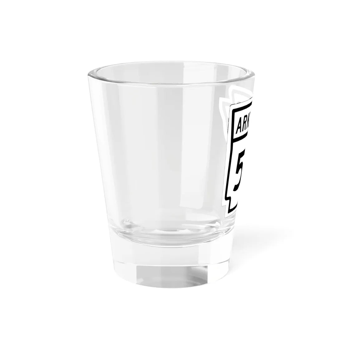 Arkansas 55 1948 (Arkansas) (Road Sign) Shot Glass 1.5oz - Go Mug Yourself