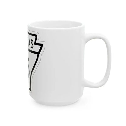Arkansas 55 1948 (Arkansas) (Road Sign) White Coffee Mug - Go Mug Yourself
