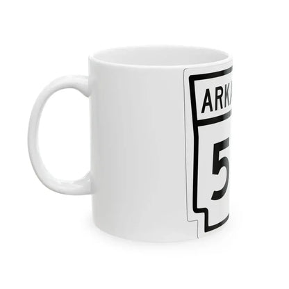 Arkansas 55 1948 (Arkansas) (Road Sign) White Coffee Mug - Go Mug Yourself