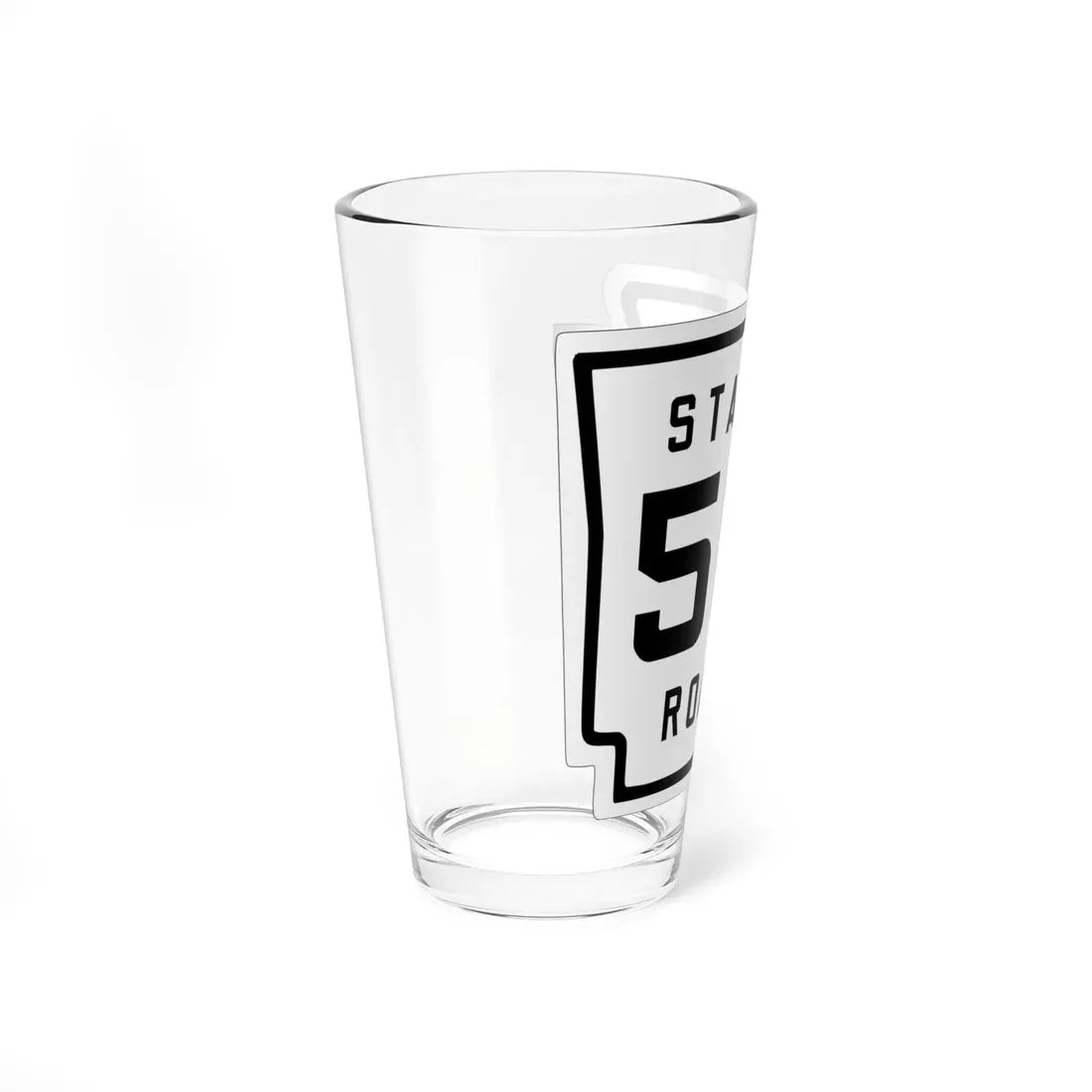 Arkansas 56 1926 (Arkansas) (Road Sign) Pint Glass 16oz - Go Mug Yourself