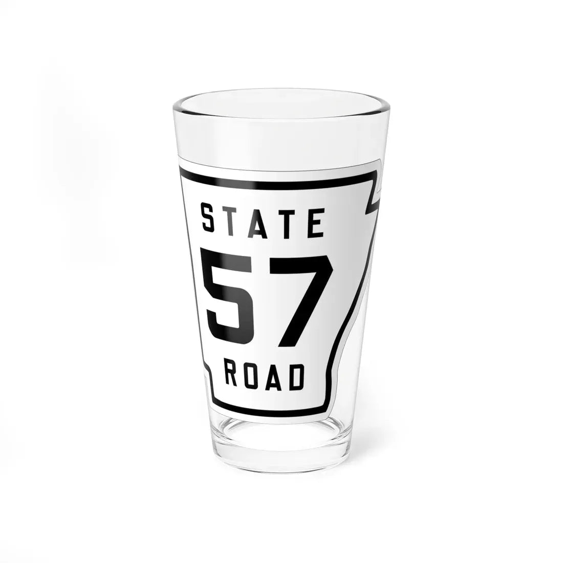 Arkansas 57 1926 (Arkansas) (Road Sign) Pint Glass 16oz 16oz - Go Mug Yourself