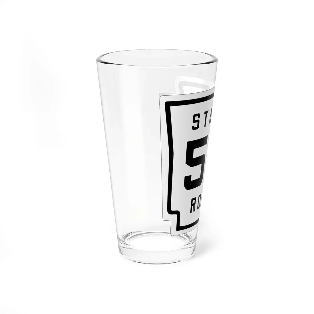 Arkansas 57 1926 (Arkansas) (Road Sign) Pint Glass 16oz - Go Mug Yourself