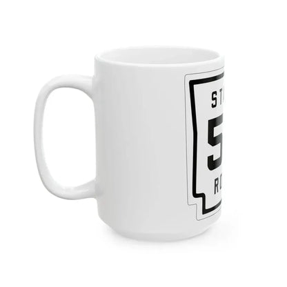 Arkansas 57 1926 (Arkansas) (Road Sign) White Coffee Mug - Go Mug Yourself