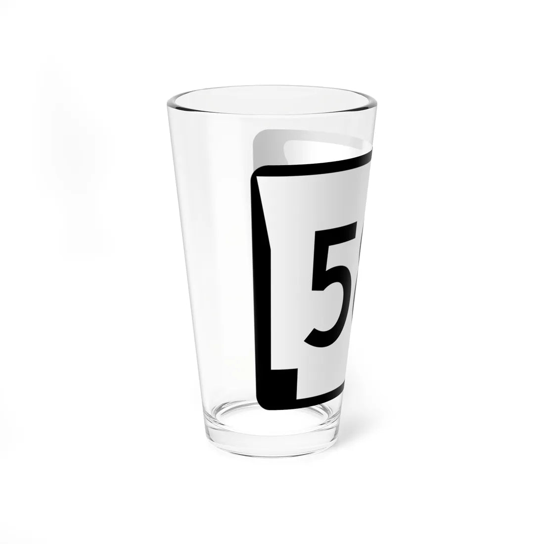 Arkansas 58E (Arkansas) (Road Sign) Pint Glss 16oz - Go Mug Yourself