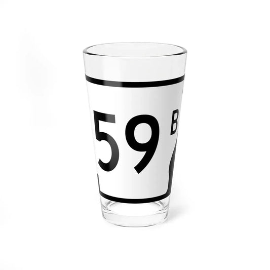 Arkansas 59B (Arkansas) (Road Sign) Pint Glass 16oz 16oz - Go Mug Yourself