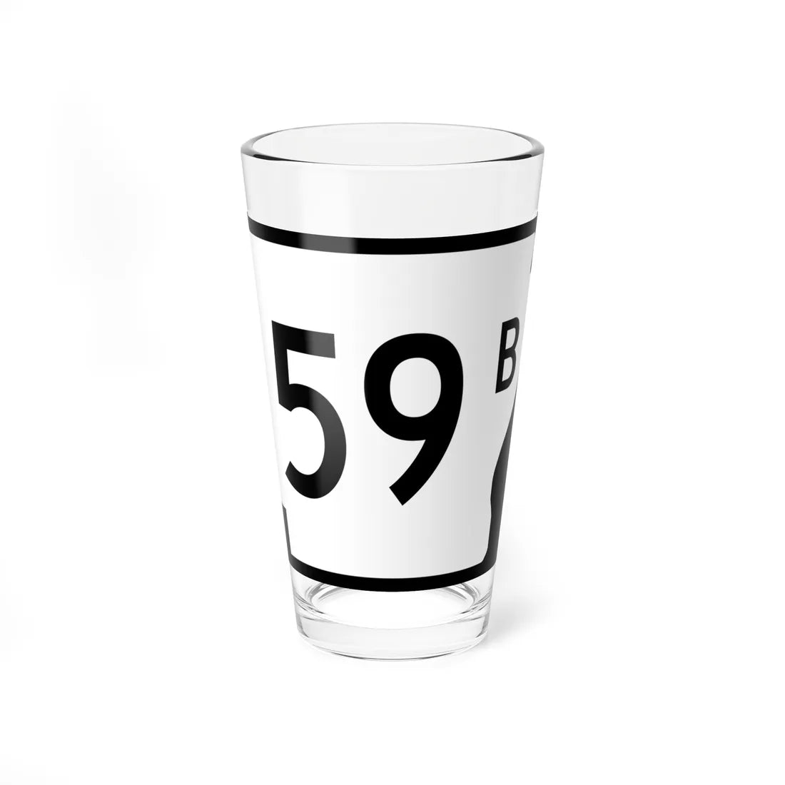 Arkansas 59B (Arkansas) (Road Sign) Pint Glss 16oz 16oz - Go Mug Yourself