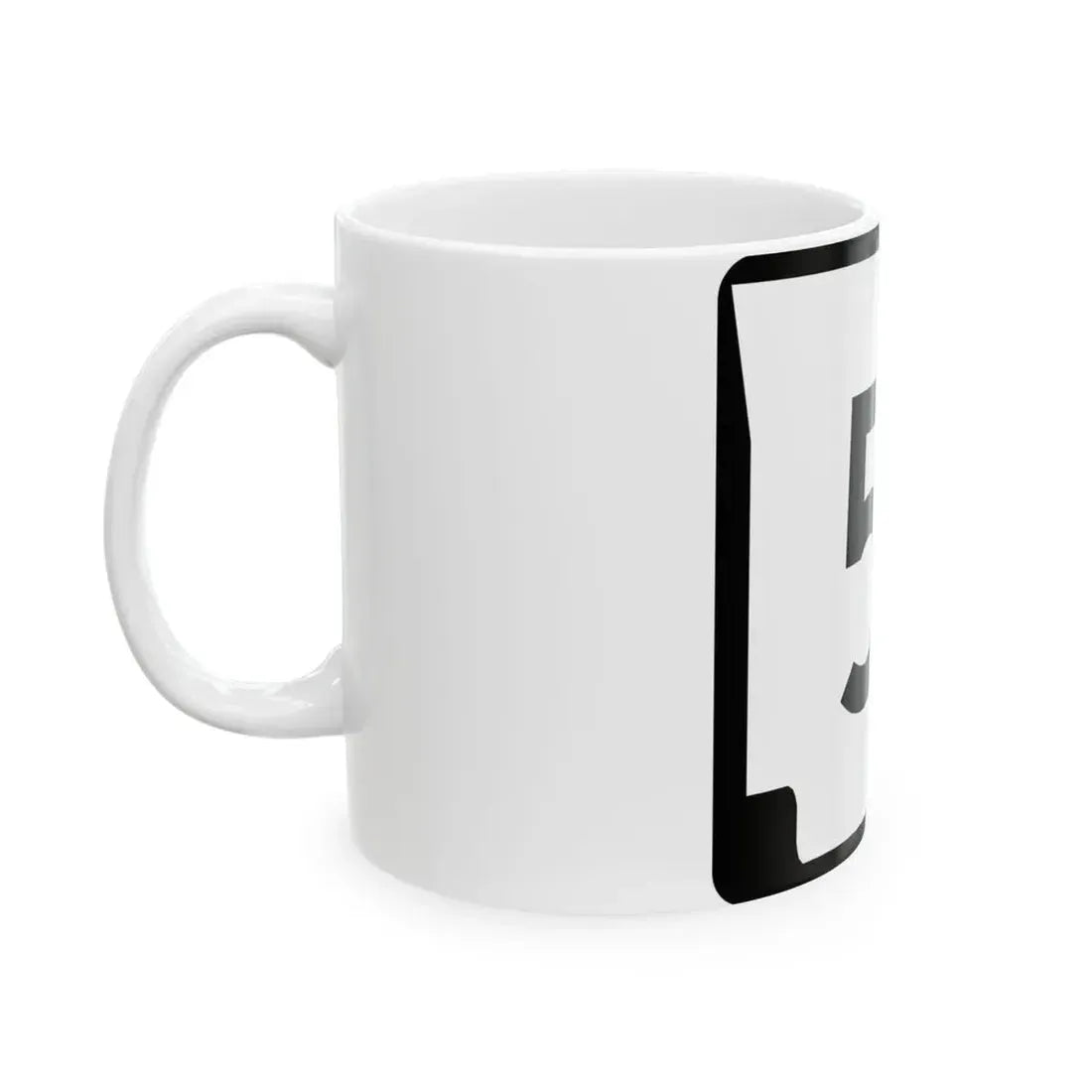 Arkansas 5S (Arkansas) (Road Sign) White Coffee Mug - Go Mug Yourself