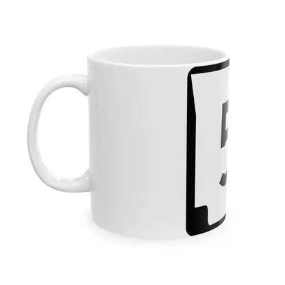 Arkansas 5S (Arkansas) (Road Sign) White Coffee Mug - Go Mug Yourself