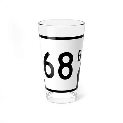 Arkansas 68B (Arkansas) (Road Sign) Pint Glass 16oz 16oz - Go Mug Yourself