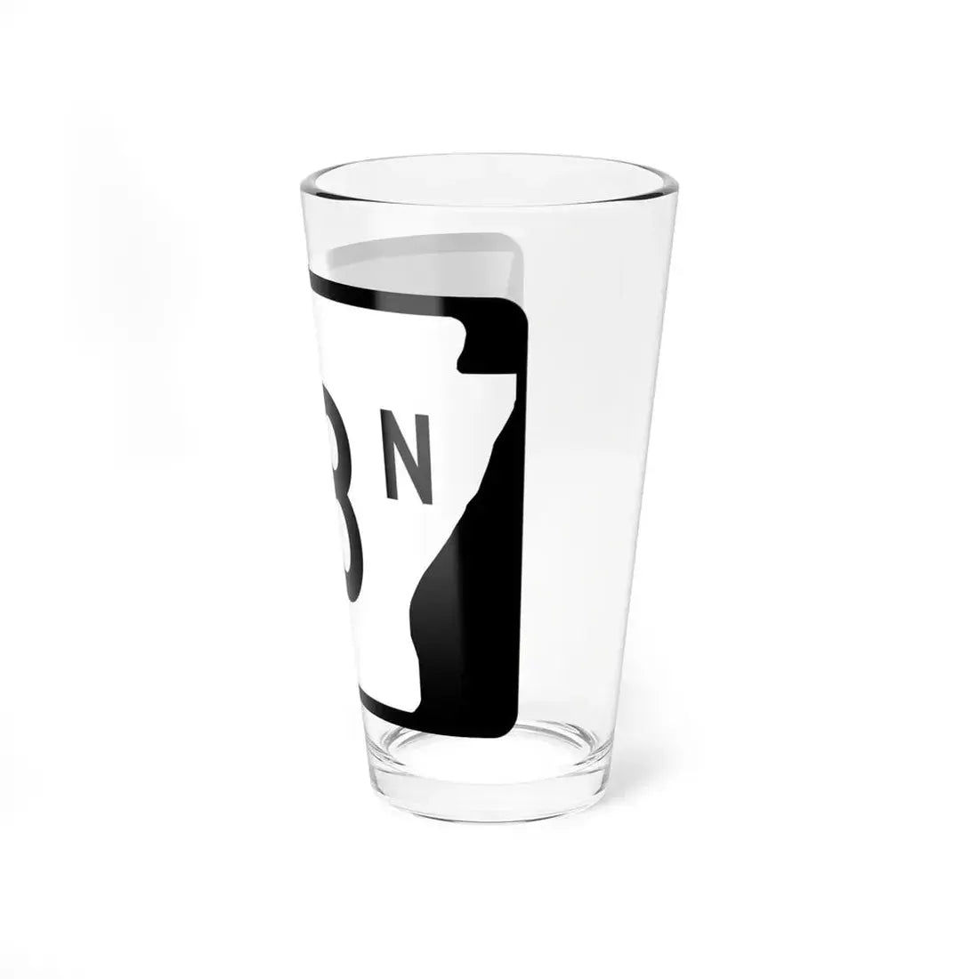 Arkansas 68N (Arkansas) (Road Sign) Pint Glass 16oz - Go Mug Yourself