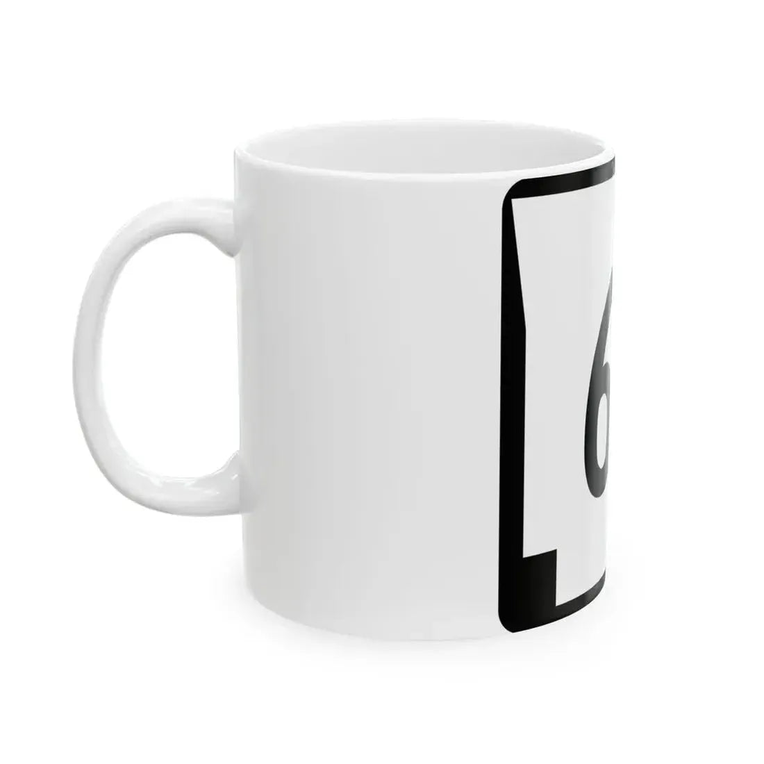 Arkansas 69 (Arkansas) (Road Sign) White Coffee Mug - Go Mug Yourself