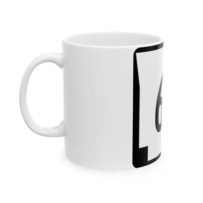 Arkansas 69 (Arkansas) (Road Sign) White Coffee Mug - Go Mug Yourself