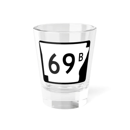 Arkansas 69B (Arkansas) (Road Sign) Shot Glass 1.5oz 1.5oz - Go Mug Yourself