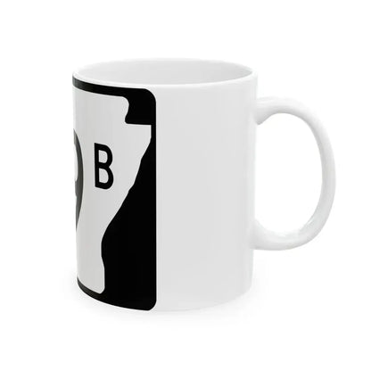 Arkansas 69B (Arkansas) (Road Sign) White Coffee Mug - Go Mug Yourself