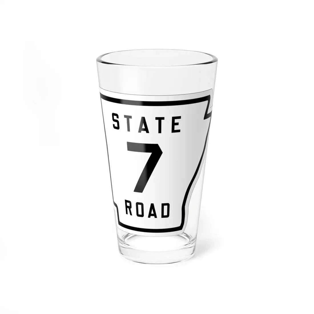 Arkansas 7 1926 (Arkansas) (Road Sign) Pint Glass 16oz 16oz - Go Mug Yourself