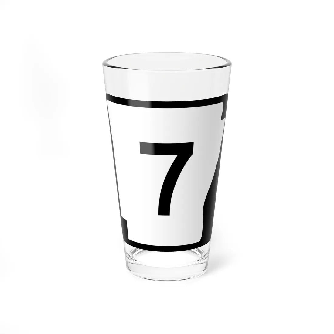 Arkansas 7 (Arkansas) (Road Sign) Pint Glass 16oz 16oz - Go Mug Yourself
