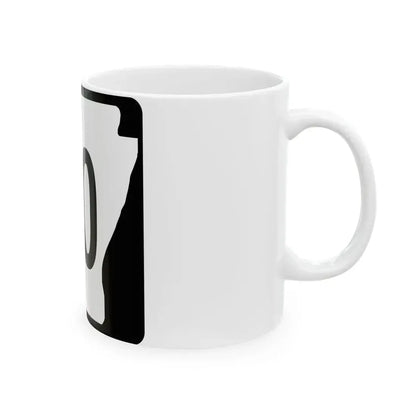 Arkansas 70 (Arkansas) (Road Sign) White Coffee Mug - Go Mug Yourself