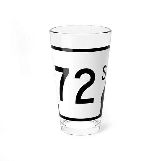 Arkansas 72S (Arkansas) (Road Sign) Pint Glass 16oz 16oz - Go Mug Yourself