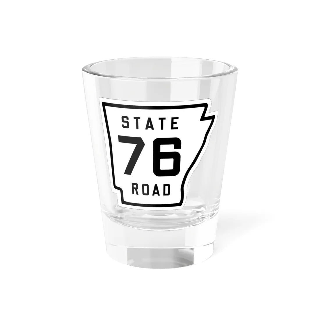 Arkansas 76 1926 (Arkansas) (Road Sign) Shot Glass 1.5oz 1.5oz - Go Mug Yourself