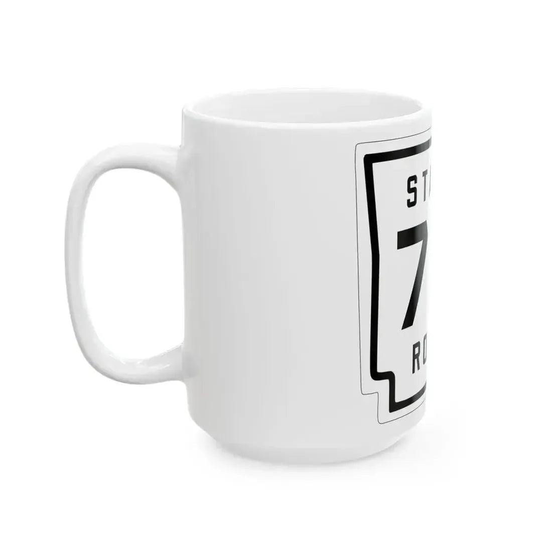 Arkansas 76 1926 (Arkansas) (Road Sign) White Coffee Mug - Go Mug Yourself