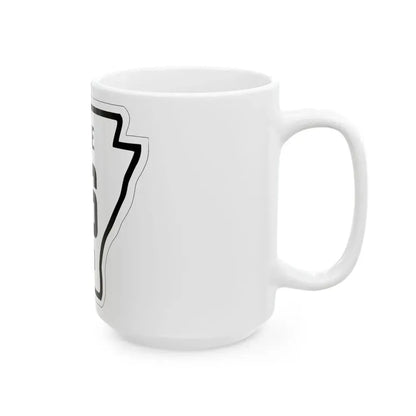 Arkansas 76 1926 (Arkansas) (Road Sign) White Coffee Mug - Go Mug Yourself