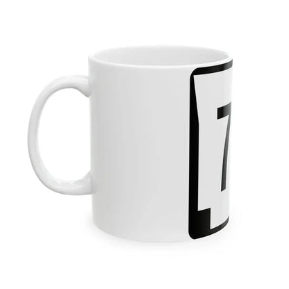 Arkansas 76 (Arkansas) (Road Sign) White Coffee Mug - Go Mug Yourself