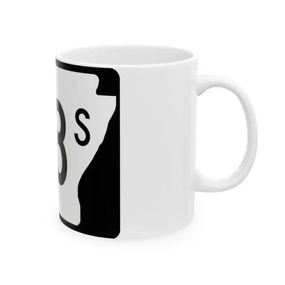 Arkansas 78S (Arkansas) (Road Sign) White Coffee Mug - Go Mug Yourself