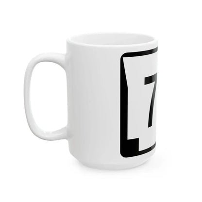 Arkansas 78S (Arkansas) (Road Sign) White Coffee Mug - Go Mug Yourself