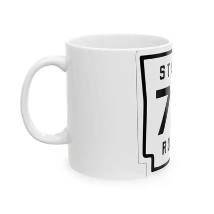 Arkansas 7A 1926 (Arkansas) (Road Sign) White Coffee Mug - Go Mug Yourself