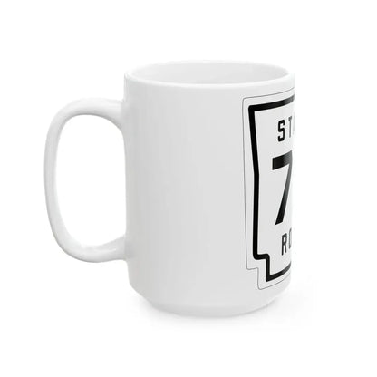 Arkansas 7A 1926 (Arkansas) (Road Sign) White Coffee Mug - Go Mug Yourself