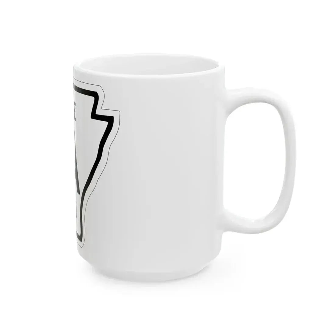 Arkansas 7A 1926 (Arkansas) (Road Sign) White Coffee Mug - Go Mug Yourself
