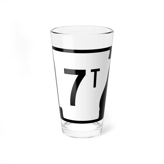 Arkansas 7T (Arkansas) (Road Sign) Pint Glass 16oz 16oz - Go Mug Yourself