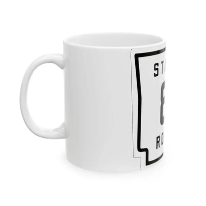 Arkansas 8 1926 (Arkansas) (Road Sign) White Coffee Mug - Go Mug Yourself