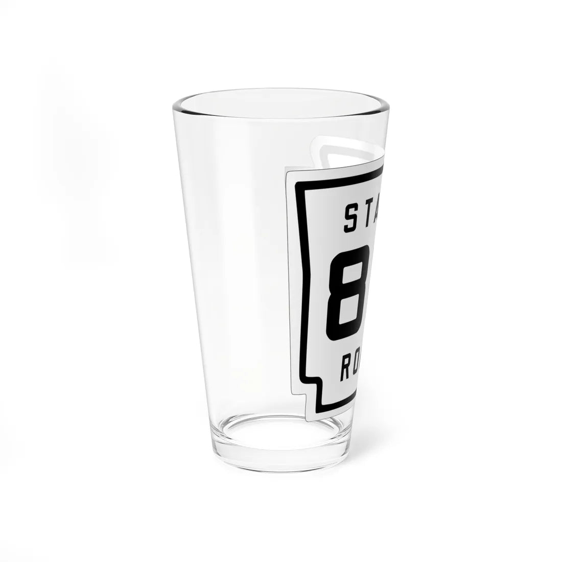 Arkansas 80 1926 (Arkansas) (Road Sign) Pint Glss 16oz - Go Mug Yourself