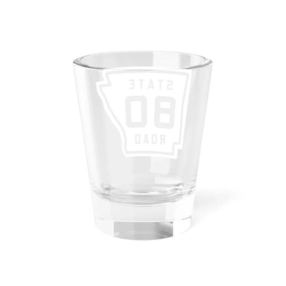 Arkansas 80 1926 (Arkansas) (Road Sign) Shot Glass 1.5oz - Go Mug Yourself